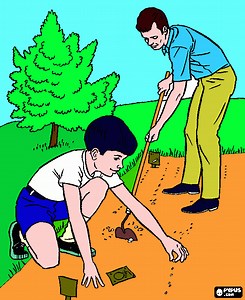 SEMILLAS para colorear, SEMILLAS para imprimir