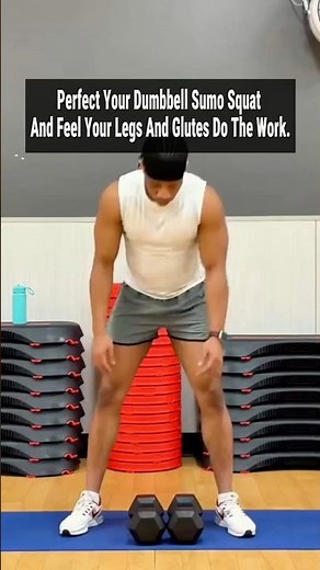 This Sumo Squat Cue Changes Everything #fitnessshorts #glutes