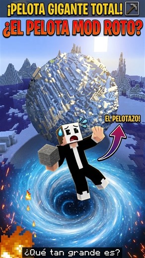 ME CONVERTÍ EN UNA PELOTA Y EMPECÉ A COMERME MINECRAFT 💀