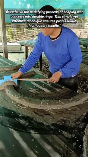 Professional Handcrafted Concrete Ring Molding Process For Durable Results