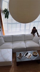 My dream sofa 🤍 it could not be more perfect! Featured: 4-Seat Modular Chaise Sectional (Extra-Deep) Snow White Performance Woven Chenille 6-Seat Modular Daybed (Extra-Deep) Snow White Performance Woven Chenille | DANICA JANAE