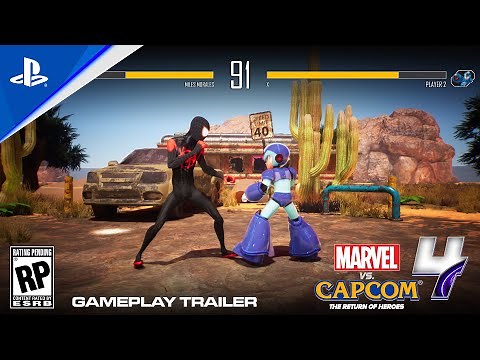 Marvel vs. Capcom 4: The Return of Heroes - Miles Morales VS. X Gameplay Trailer | PS5