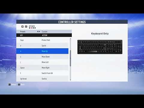 Customize FIFA 19 controller for PC Keyboard