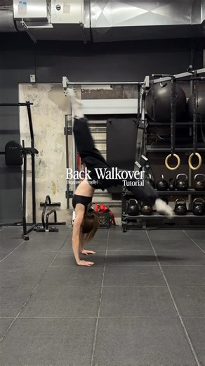 alyona on Instagram: "full beginner-friendly back walkover tutorial to me the scariest part was always fall to bridge. let me know, if you have the same issue and i will show you how to overcome this fear lol"