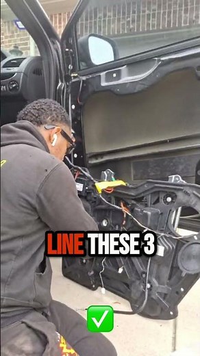 Window Regulator Motor Replacement: Easy DIY Guide #shorts