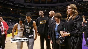 “It was an honor to have my games called by you.” Catch the newest Backstage Lakers on Spectrum SportsNet and Spectrum SportsNet after the game. | Los Angeles Lakers