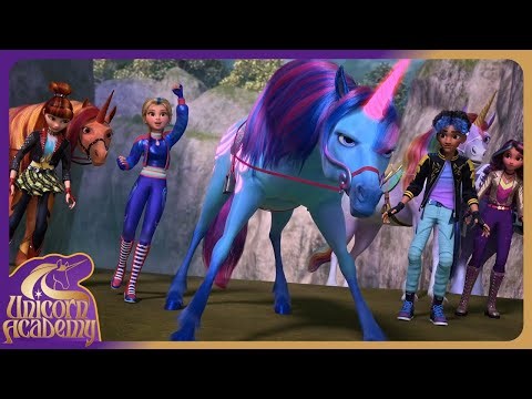 The Great Unicorn Race! (Compilation) | Unicorn Academy | Spin Safari | Cartoons For Kids