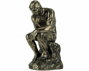Rodin's the Thinker Statue: Cold Cast Bronze Sculpture, Office Decor - Etsy