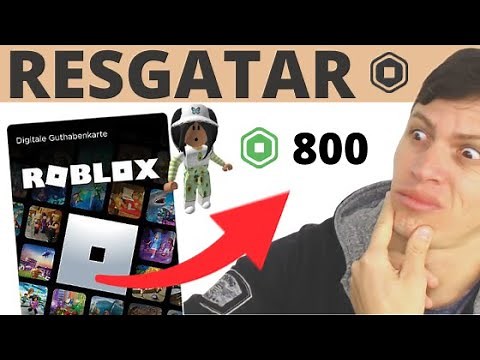 Resgatar código ROBLOX - Converter em Robux | Gift Card