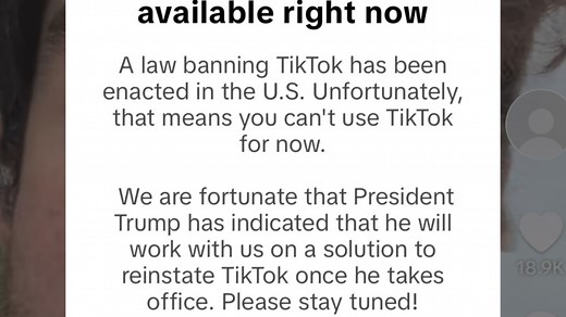TikTok is offline in the U.S. after Supreme Court upholds ban