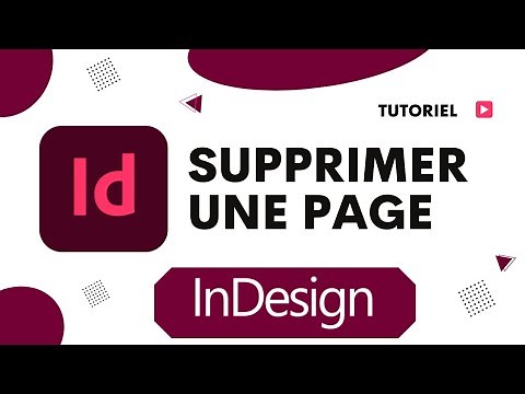 Comment supprimer une page sur InDesign
