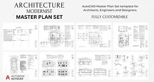 Autocad Residential Master Plan Set Template - Etsy