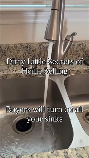 Dirty little secret… buyers are absolutely testing your house 👀 And yes—running every sink is just