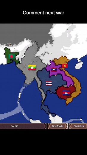 Simulation War: Bangladesh, Vietnam, Cambodia vs. Thailand, Laos, Myanmar
