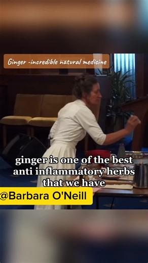 How to use ginger as a natural medicine/anti-inflammatory. Incredible healing results. Also helps nausea and upset stomach. Sharing knowledge from Barbara O’Neill, here to brighten your day and give you insightful knowledge. ​🌿 STOP GUESSING. START HEALING. ​If you found this ginger protocol helpful, you will love our new Legacy Guide: The Holistic Protocols. We’ve distilled all of Barbara O’Neill’s life-saving teachings into one simple, visual handbook for your kitchen. ​👇 Comment "GINGER" be