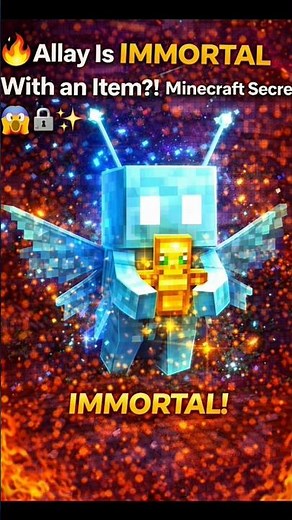 🔥 Allay Is IMMORTAL With an Item?! Minecraft Secret 😱✨