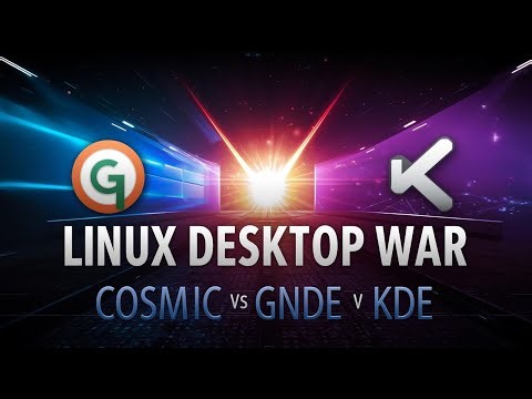 COSMIC vs GNOME vs KDE The Linux Desktop War Has Officially Begun | Ubuntu, Fedora, Arch Explained