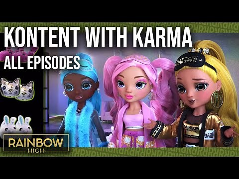 The Good and Bad with Karma 🧐 | ALL Kontent with Karma Episodes | Rainbow High Compilation