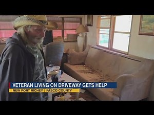Veteran living on driveway gets help after FEMA delays | 8 On Your Side