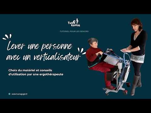 How to lift a person with a manual or electric verticalizer?