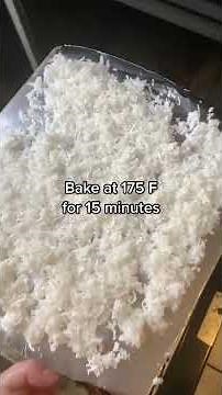 Making the edible snow