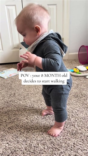 8 Month Old Baby Walking Milestone