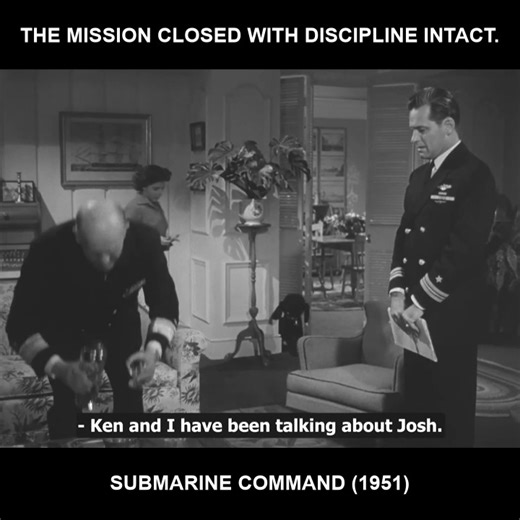 2.5K views · 28 reactions | The mission closed with discipline intact. - Submarine Command (1951) | Military History Unveiled | Facebook