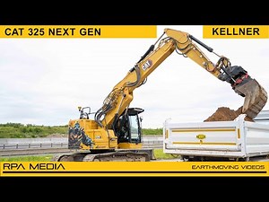 CAT 325 Next Gen compact tail swing excavator
