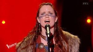 5.2M views · 91K reactions | #TheVoice De la magie pure 殺 Marie Flamme a partagé son univers hors du commun avec un chant viking qui a charmé nos Coachs 論 Le 6e épisode est en Streaming sur TF1+ ✌ | The Voice : la plus belle voix | Facebook