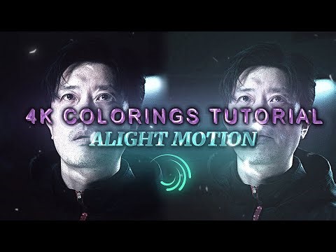 4k Colorings Tutorial Like AE / Alight Motion (link, xml, qr-code )