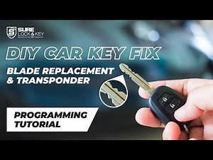 DIY Car Key Fix: Blade Replacement & Transponder Programming Tutorial