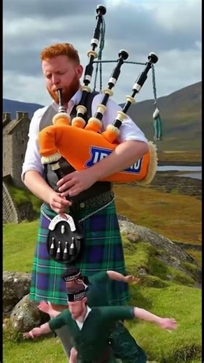 🥤😳 Bagpipes just unlocked fizzy mode #shorts