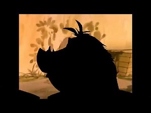 Timon and Pumbaa at the Interrupt 2 on Precious Moments: Timmy's Gift