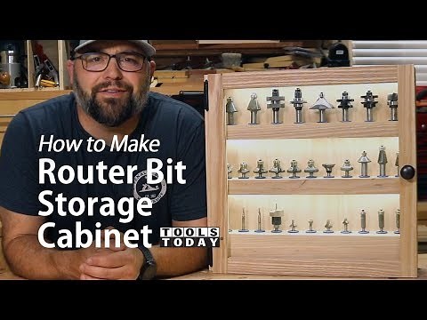 How to Make a Router Bit Storage Cabinet (Extended Version) | ToolsToday