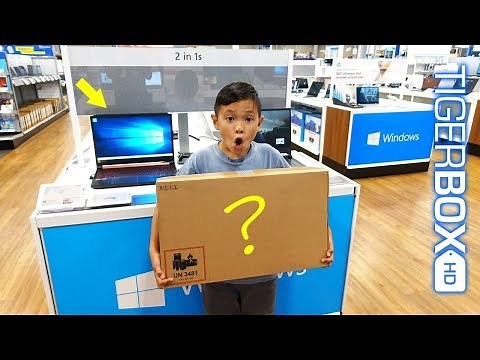 Tiger get a New Gaming Laptop for School!!! - TigerBox HD 💻🎮🚀