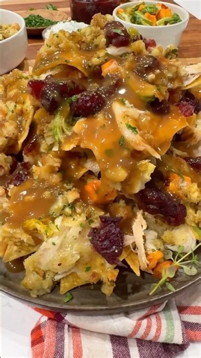 Leftover Thanksgiving Nachos