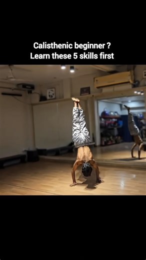 5 Basic Skills You Must Learn 💀... #calisthenics #calisthenicsbeginners #fitnessmotivation #explore