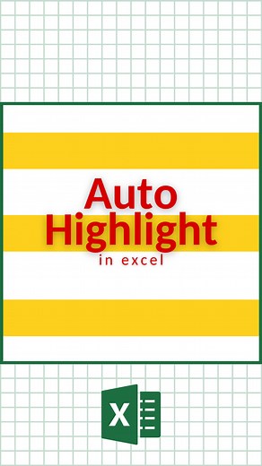 37K views · 411 reactions | Auto Highlight Rows in Excel‼️ ️ Don't forget to save this post! 六‍ Get your FREE Excel templates with the link in our bio! 勞 Follow us on TikTok, YouTube, Twitter, Threads, and more with the link in our bio! #excel #exceltips #exceltricks #spreadsheets #corporate #accounting #finance #workhacks #tutorials | CheatSheets | Facebook