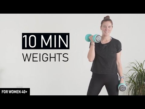 10 MIN WEIGHTS Workout (Beginner-Friendly) for Women over 40