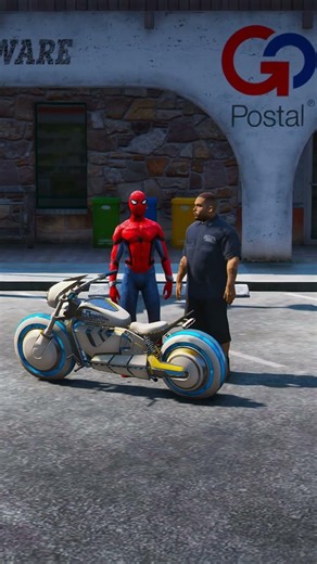 GTA V: BENNY NE MODIFY KEY SPIDER MAN KI KHARAB BIKE IN GTA 5! #gta5 #gta #viral #shorts