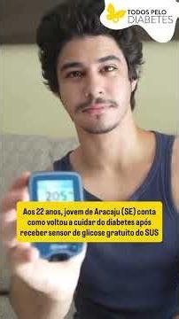 Jovem de Aracaju (SE) conta como voltou a cuidar do diabetes após receber sensor de glicose gratuito