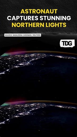 #northernlights | NASA Astronaut Captures Dazzling Northern Lights From the Space Station | #nasa