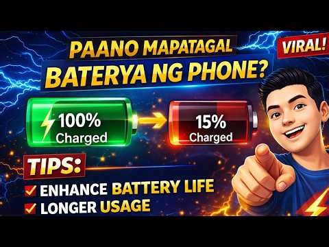 PAANO MAPATAGAL ANG BATTERY NG PHONE? (100% WORKING TIPS!) - SECRET SETTINGS TRICKS