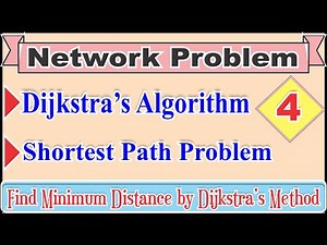 Shortest Path Problem by Dijkstra's Algorithm || Network Problem in Operation Research