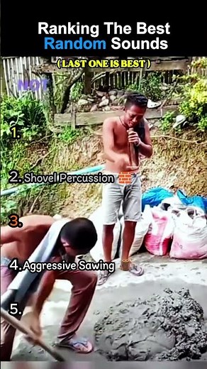 Ranking the Best Random Sounds! (Satisfying & Viral) 🎧#Shorts