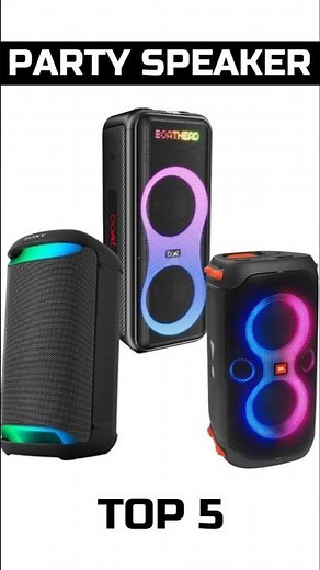 Top 5 Best Party Speakers 2026 🔥 Sony, JBL, boAt Party Speaker Comparison #speaker #partymusic #jbl