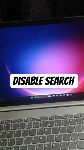Disable Search 🔥| Day-0862| Windows Tips #techreels #reel #short #windows11tips #windows11