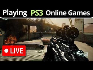 Playing PS3 Online Games With Viewers LIVE