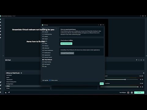 Streamlabs Virtual webcam not installing? Here's how to fix that.