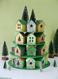 DIY Christmas Village Advent Calendar